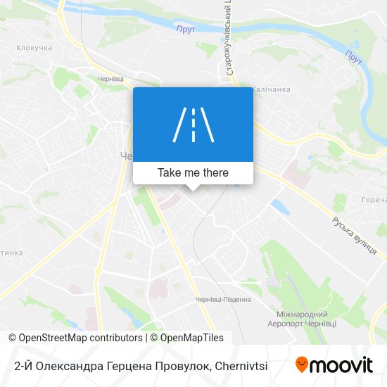 Карта 2-Й Олександра Герцена Провулок