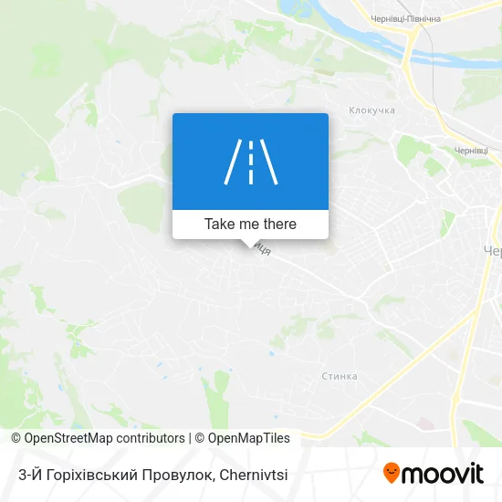 Карта 3-Й Горіхівський Провулок
