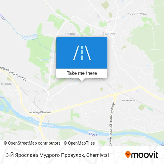 Карта 3-Й Ярослава Мудрого Провулок