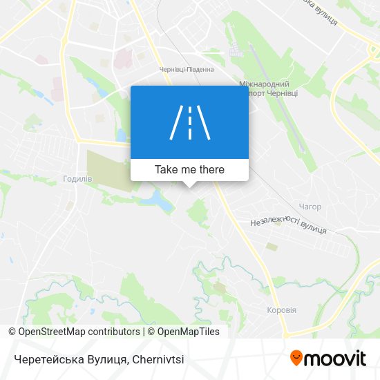Черетейська Вулиця map