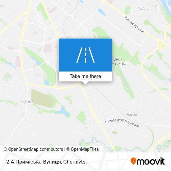 2-А Приміська Вулиця map