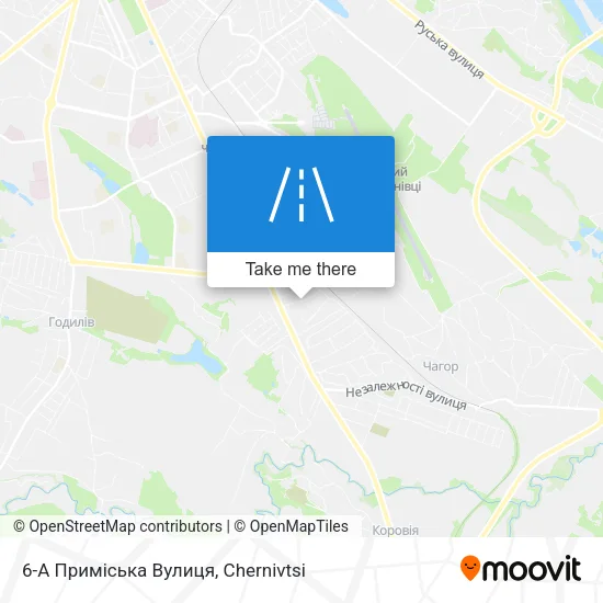 Карта 6-А Приміська Вулиця