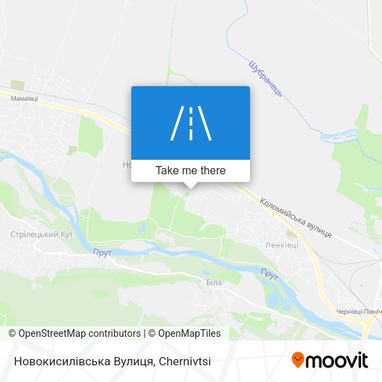 Новокисилівська Вулиця map