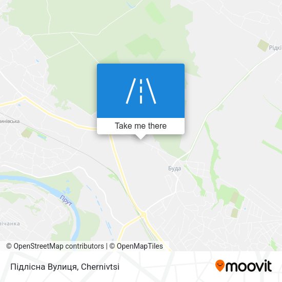Підлісна Вулиця map