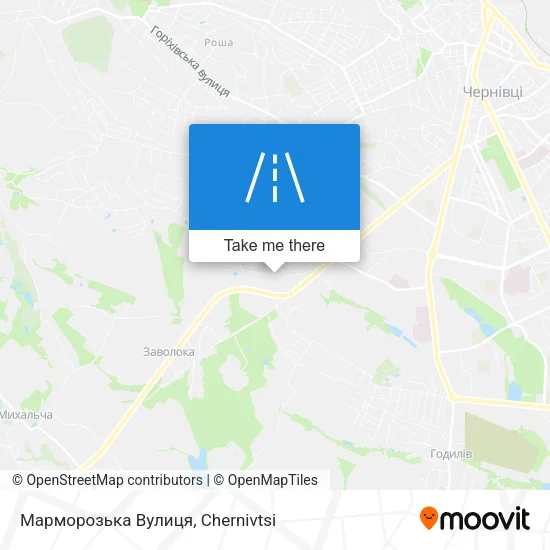 Карта Марморозька Вулиця