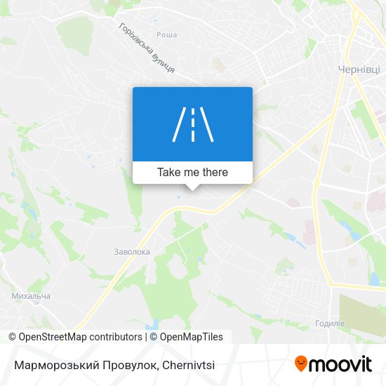 Марморозький Провулок map