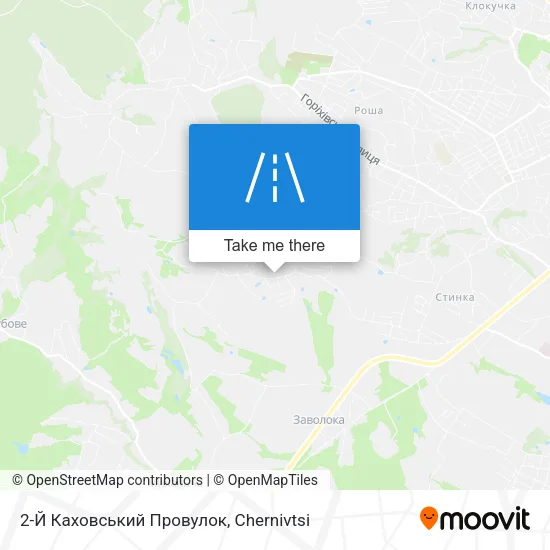 Карта 2-Й Каховський Провулок