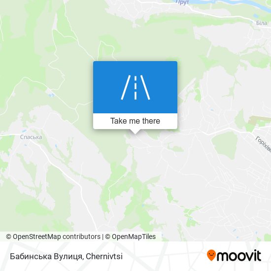 Бабинська Вулиця map