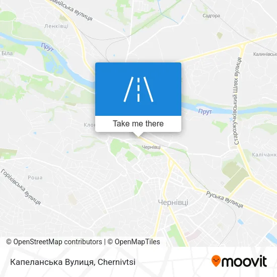 Карта Капеланська Вулиця