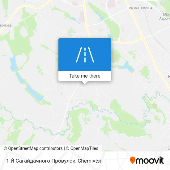 Карта 1-Й Сагайдачного Провулок