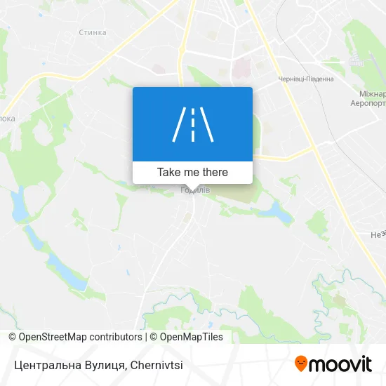 Карта Центральна Вулиця