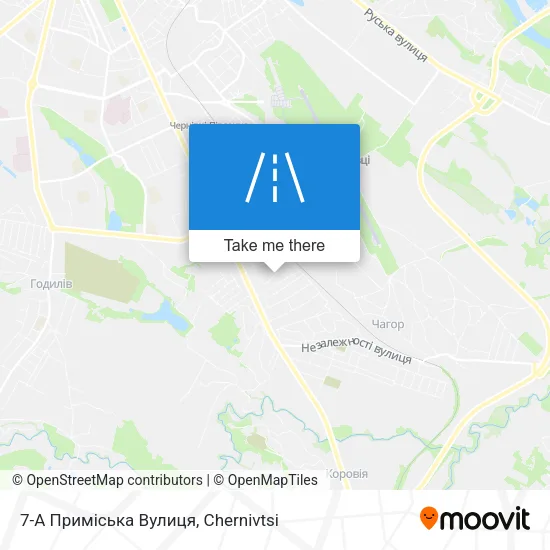 Карта 7-А Приміська Вулиця