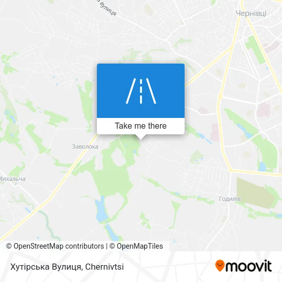 Карта Хутірська Вулиця