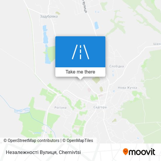 Незалежності Вулиця map