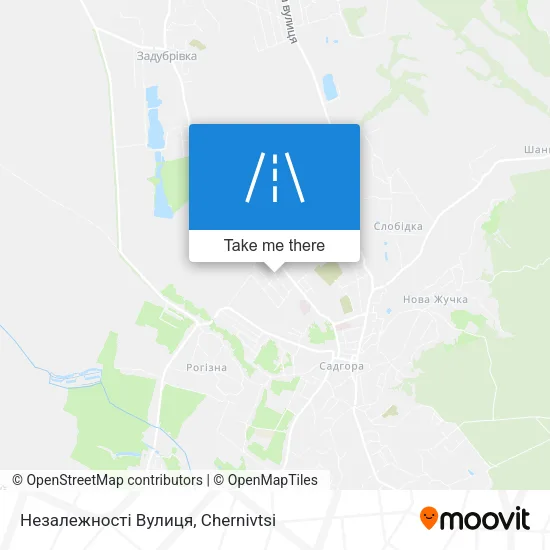 Карта Незалежності Вулиця