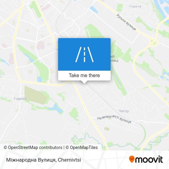 Міжнародна Вулиця map