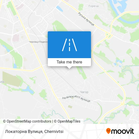 Карта Локаторна Вулиця