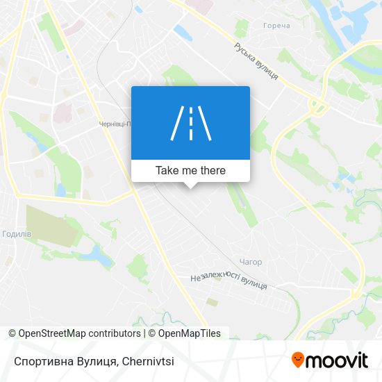 Спортивна Вулиця map