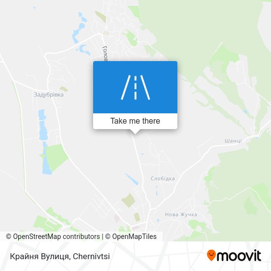 Крайня Вулиця map