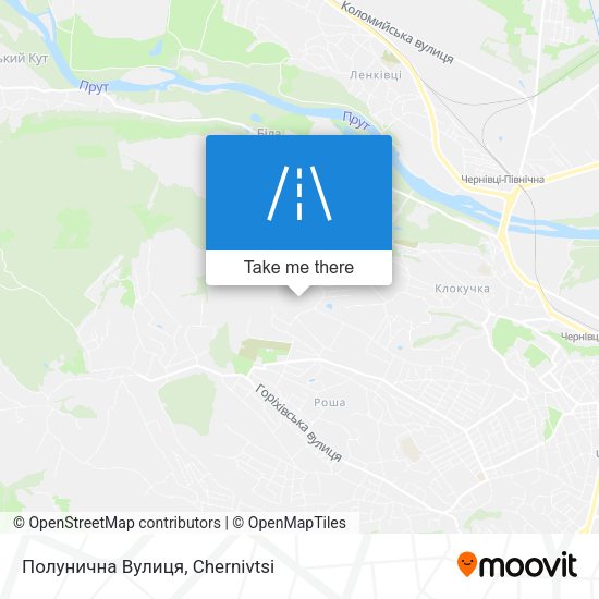 Полунична Вулиця map