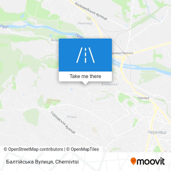 Карта Балтійська Вулиця