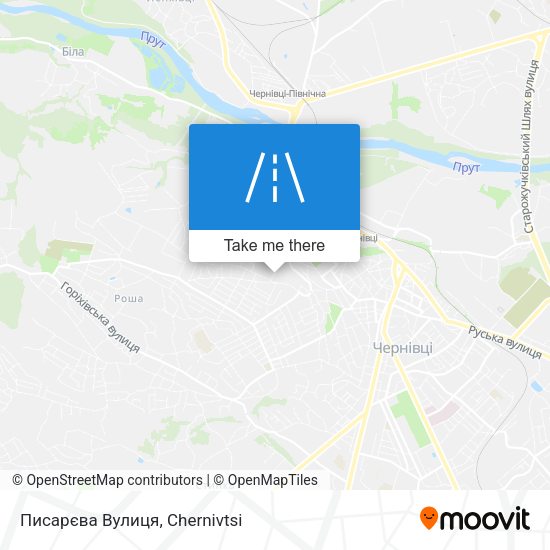 Писарєва Вулиця map