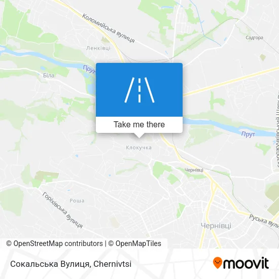 Карта Сокальська Вулиця