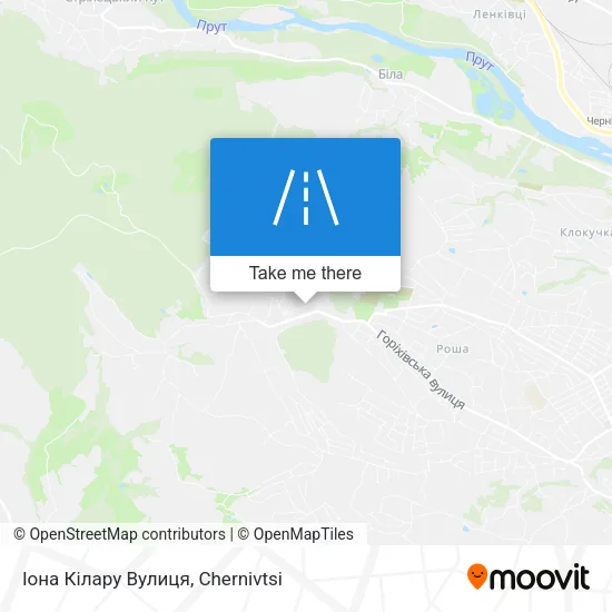 Карта Іона Кілару Вулиця