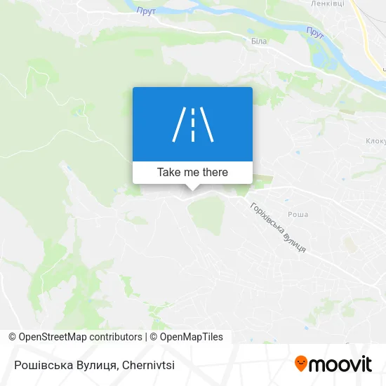Карта Рошівська Вулиця