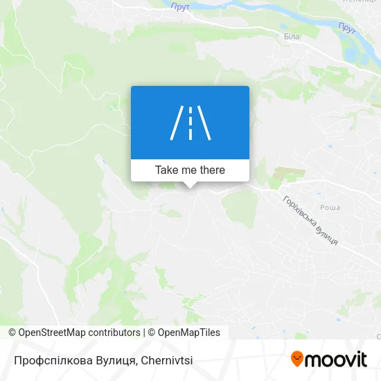 Карта Профспілкова Вулиця