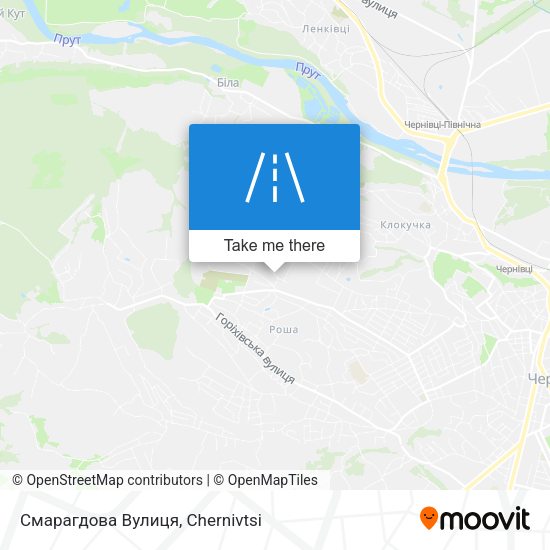Смарагдова Вулиця map
