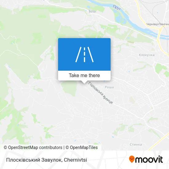 Карта Плосківський Завулок