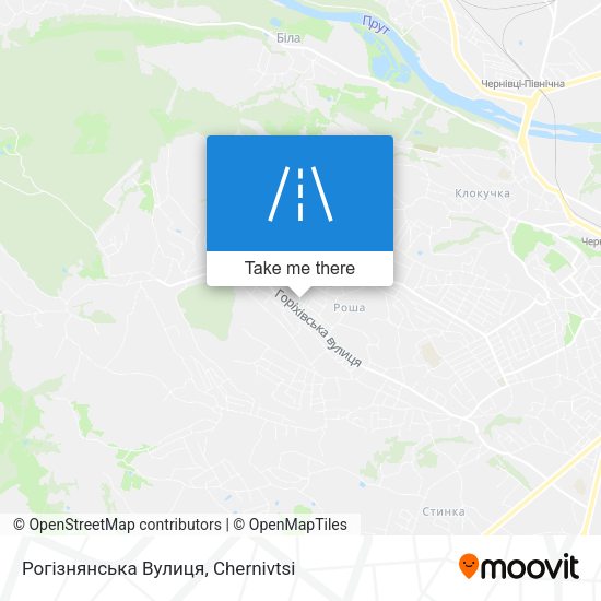 Рогізнянська Вулиця map