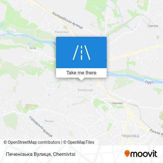Печенізька Вулиця map