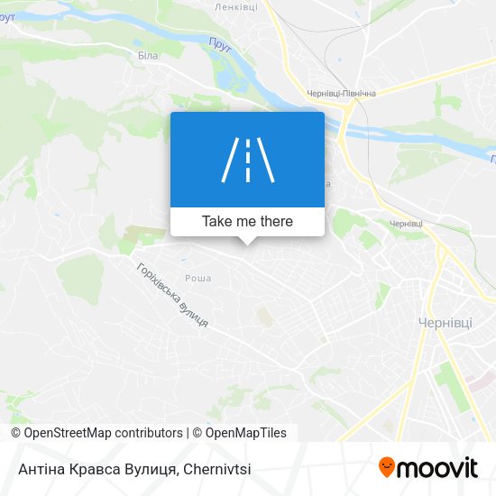 Карта Антіна Кравса Вулиця