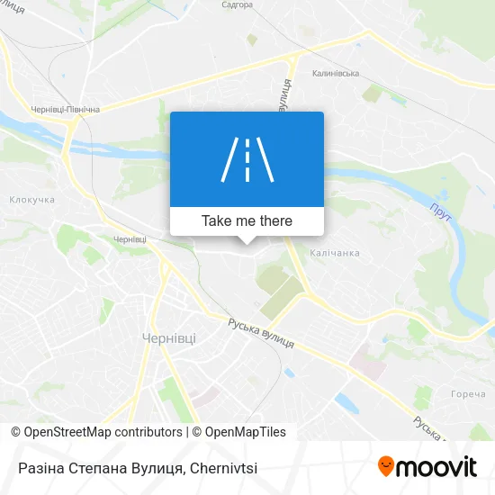 Карта Разіна Степана Вулиця