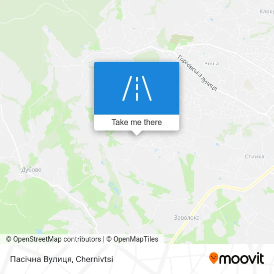 Карта Пасічна Вулиця