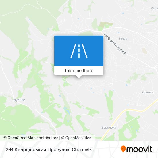 Карта 2-Й Кварцівський Провулок
