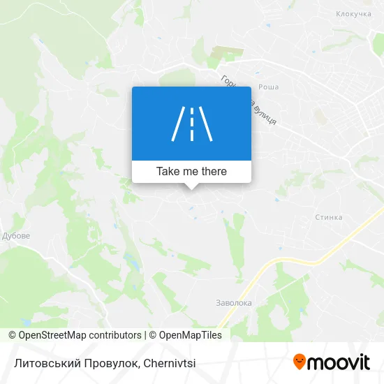 Карта Литовський Провулок
