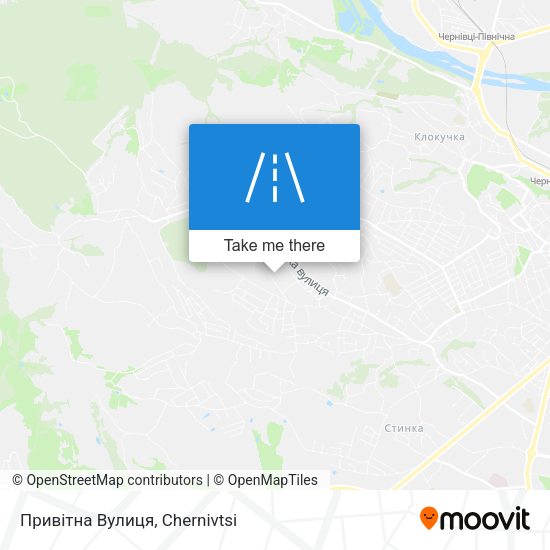 Привітна Вулиця map