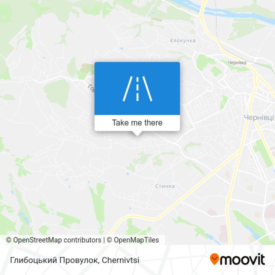 Глибоцький Провулок map