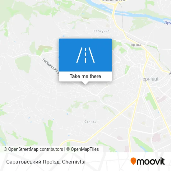 Карта Саратовський Проїзд