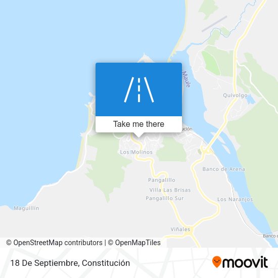 18 De Septiembre map