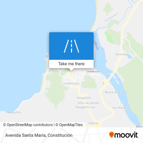 Mapa de Avenida Santa María