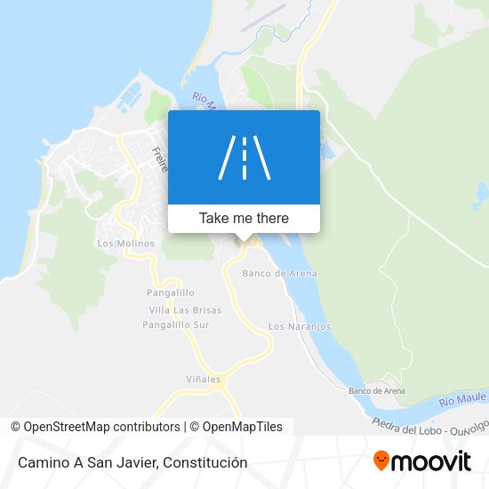 Mapa de Camino A San Javier