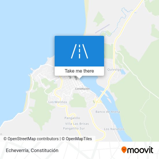 Echeverría map