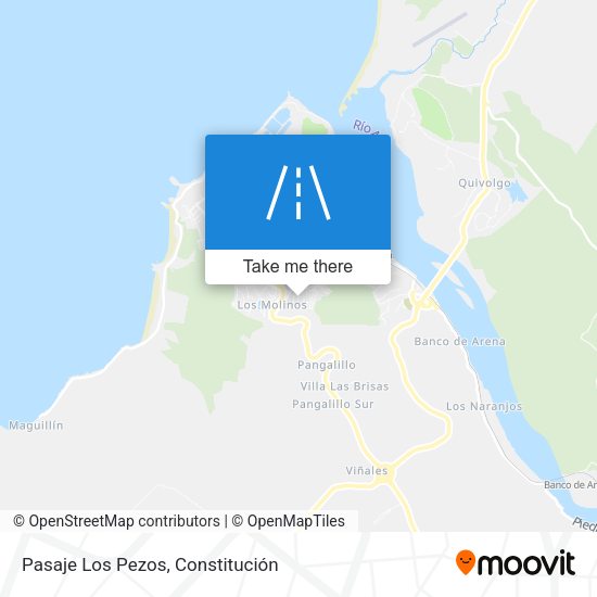 Pasaje Los Pezos map