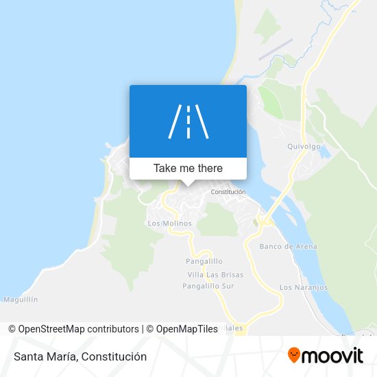 Santa María map