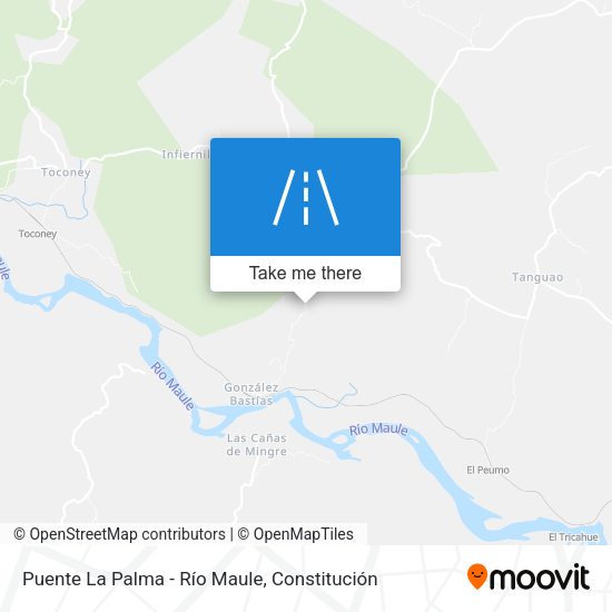 Puente La Palma - Río Maule map