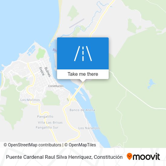 Puente Cardenal Raul Silva Henríquez map